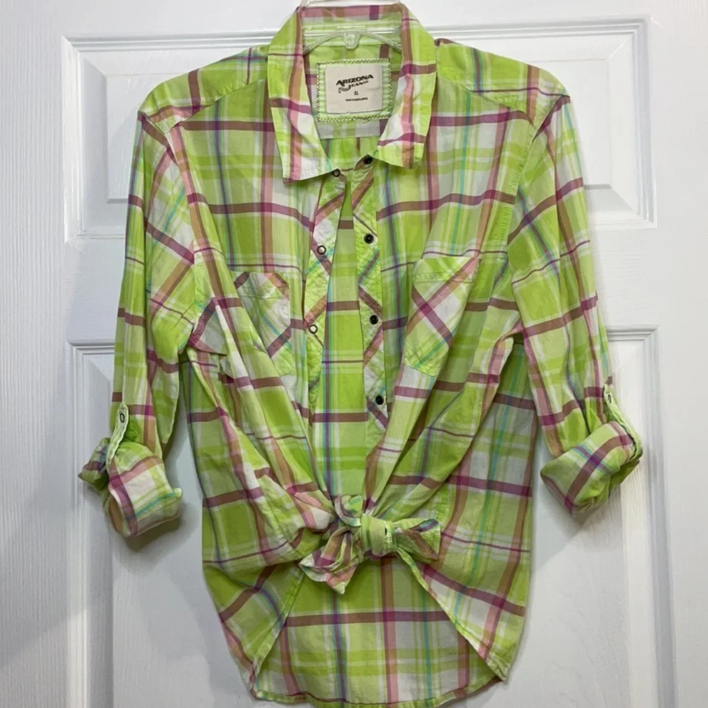 Arizona Plaid top - Picture 6 of 6